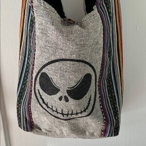 Jack Skellington large Crossbody hobo bag
